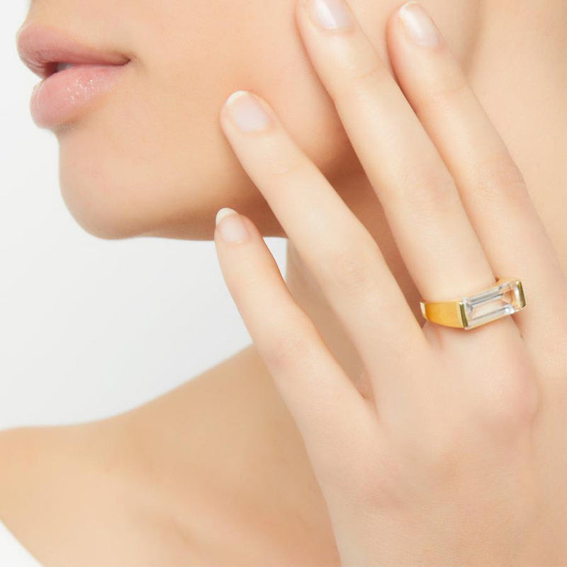 Elegant 18K Gold Plated Ring