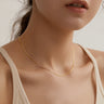 Layered Choker Necklace for Women — 18K Gold Plated, Multi-Strand, Adjustable