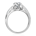 Load image into Gallery viewer, Round Brilliant Cut Zirconia Engagement Rings Jewelry - 925 Sterling Silver