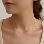 Load image into Gallery viewer, Layered Gold Plated Choker Necklace