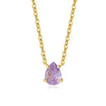 Load image into Gallery viewer, Alexandrite Water Drop Pendant Necklace