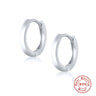 Silver Hoop Earrings for Women — 925 Sterling Silver, Hypoallergenic, Minimalist