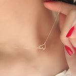 Load image into Gallery viewer, Fashionable Initial &amp; Love Pendant Necklace