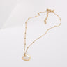 Shell Heart Necklace for Women — Natural Shell Pendant, Gold Plated Chain, Boho