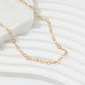 Heart Choker Necklace for Women — 18K Gold Plated, Hollow Heart Tennis Chain, Hypoallergenic