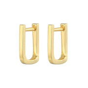 Mini 925 Sterling Silver Dainty Earrings in Gold Plated