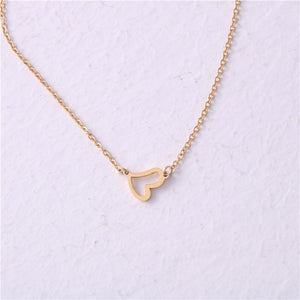Initial Love Necklace for Women — 18K Gold Plated, Personalized Letter Pendant