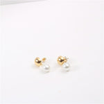 Load image into Gallery viewer, 14K Gold Plated Natural White Pearl Drop Earrings for Women, Jewelry Gifts