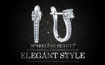 Load image into Gallery viewer, Moissanite Earrings for Women 925 Sterling Silver