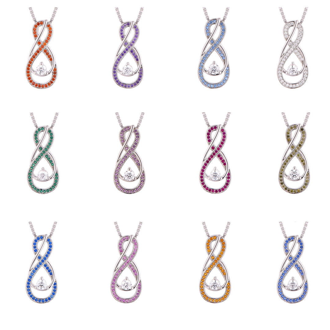 Birthstone Necklaces by Month