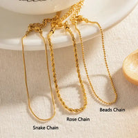 Waterproof Gold Bracelet for Women — 18K Gold Plated, Adjustable, Beach-Ready