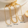 Waterproof Gold Bracelet for Women — 18K Gold Plated, Adjustable, Beach-Ready