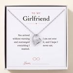 Load image into Gallery viewer, To My Girlfriend gift message card included free with the necklace
