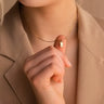Initial Tag Necklace for Women — 18K Gold Plated, Personalized Letter Pendant