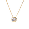Gold Zircon Choker Necklace for Women — 18K Gold Plated, CZ Stone, Adjustable