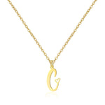 Load image into Gallery viewer, 18K Gold Heart Initial Necklace
