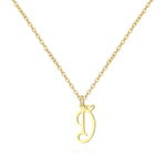 Load image into Gallery viewer, 18K Gold Heart Initial Necklace
