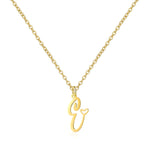 Load image into Gallery viewer, 18K Gold Heart Initial Necklace
