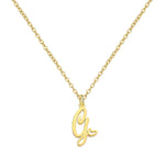 Load image into Gallery viewer, 18K Gold Heart Initial Necklace
