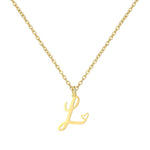 Load image into Gallery viewer, 18K Gold Heart Initial Necklace
