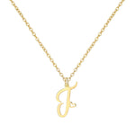 Load image into Gallery viewer, 18K Gold Heart Initial Necklace
