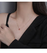Birthstone Clover Necklace for Women — 925 Sterling Silver, Four-Leaf Clover Pendant