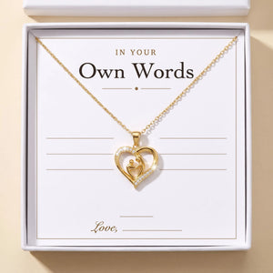 Selected gift message card