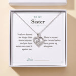 Lade Bild in die Galerieansicht, Mom Heart Necklace gift box with To My Sister message card
