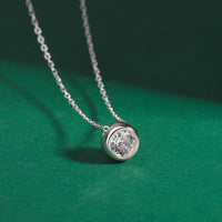 Silver Zircon Choker Necklace for Women — 925 Sterling Silver, CZ Stone, Hypoallergenic